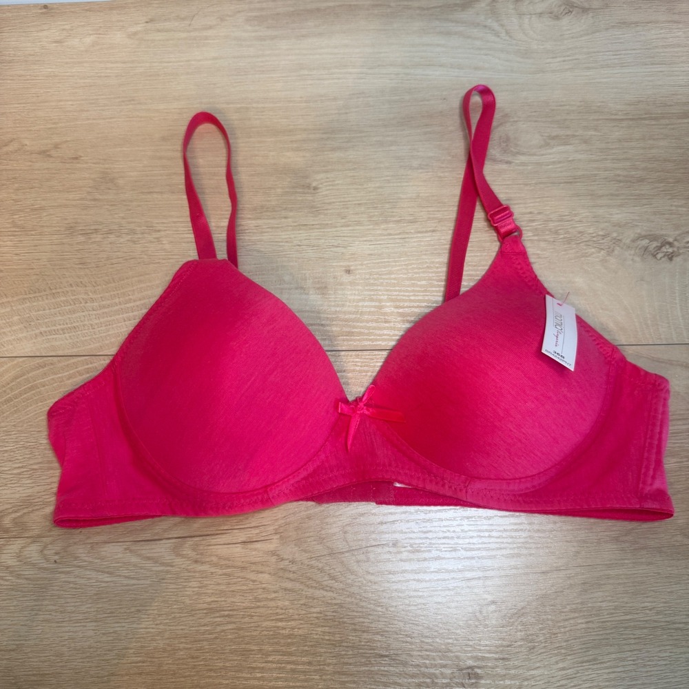 Mamia Pink Wireless T-Shirt Bra Lightly Padded 36B BR4242PN7 Magenta New
